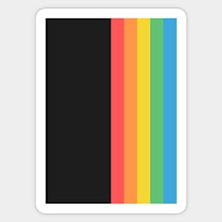 Groovy-Colorful Rainbow Sticker